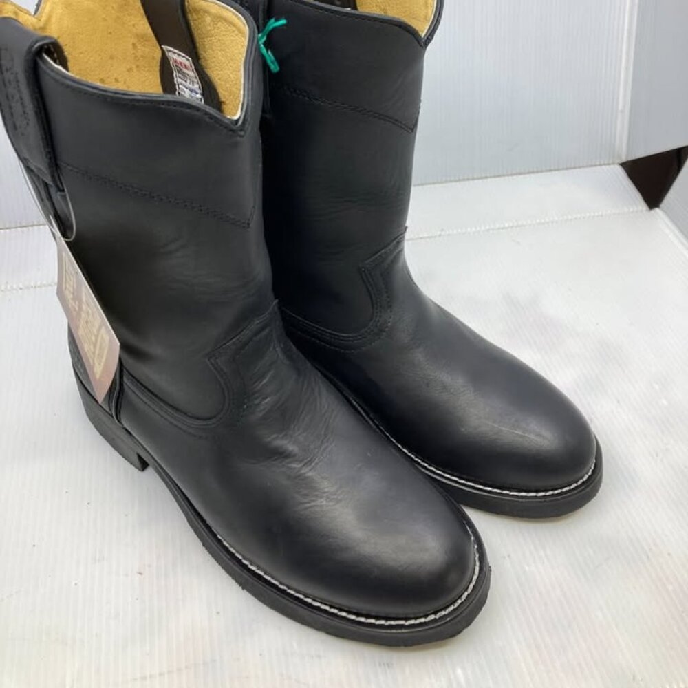RUGGED country MEXICO NEW roper western cowboy black mens boots sz 7.5